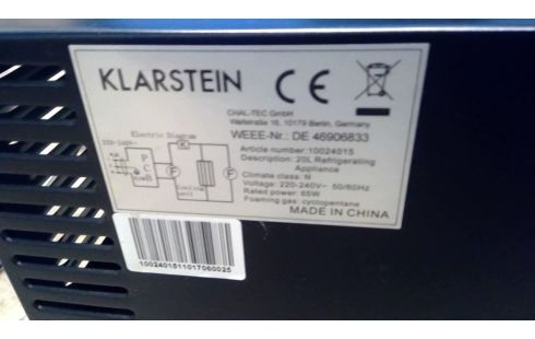 KOELKAST VOOR FLESSEN (8)WIJN  KLARSTEIN