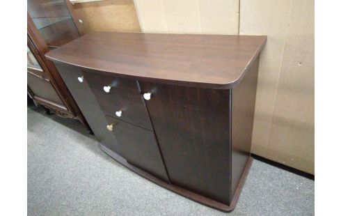 BUFFET BAS 3 PORTES 2 TIROIRS TEINTE WENGE
