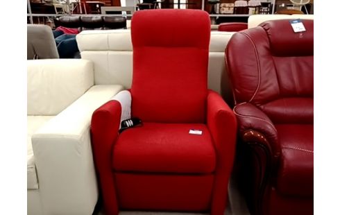 FAUTEUIL RELAX TISSU ROUGE