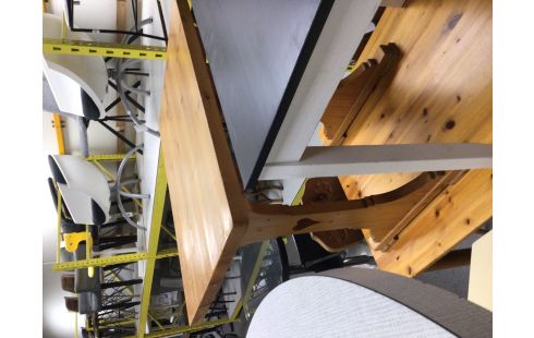 TABLE CUISINE EN PIN +2 CHAISE