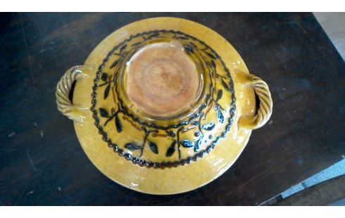 COUPE TERRE CUITE VERNISSEE PROVENCE