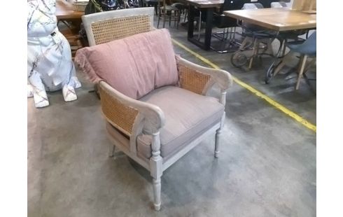 FAUTEUIL BOIS & CANNE