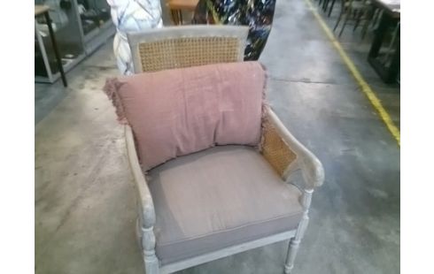 FAUTEUIL BOIS & CANNE