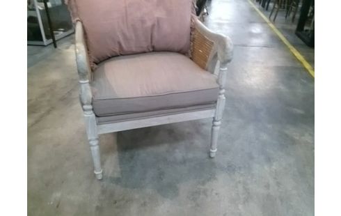 FAUTEUIL BOIS & CANNE