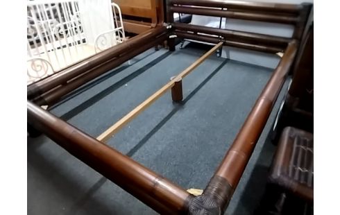 LIT BAMBOU 140X190 sans sommier