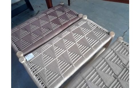 BANC 80CM COLORE EN BOIS