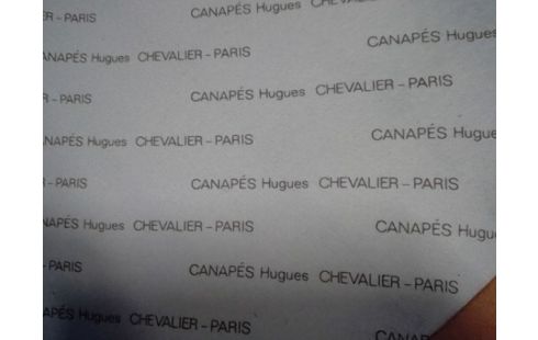 CANAPÉ HUGUES CHEVALIER