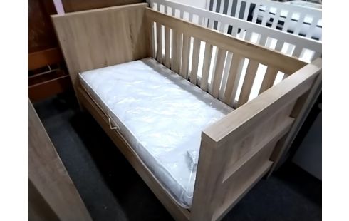 LIT ENFANT 70X140 MANQUE 1 COTE POUR LIT BEBE + MATELAS