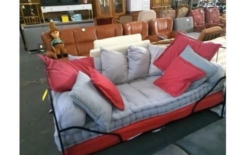 BANQUETTE LIT FER FORGE