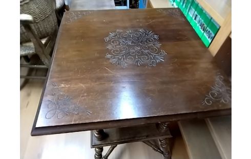 DESSERTE RUSTIQUE 2 NIVEAUX