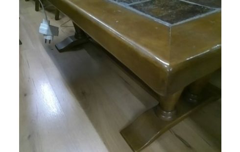 TABLE BASSE CARRELEE CONTOUR BOIS