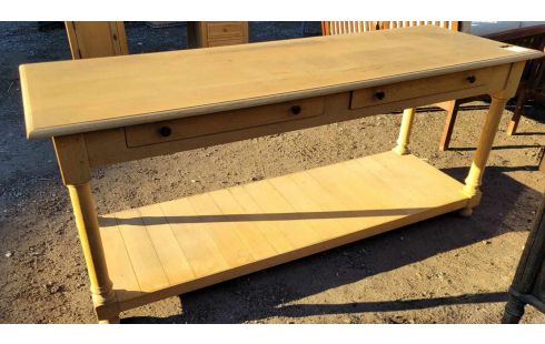 MEUBLE CONSOLE 2 TIROIRS FLAMAND