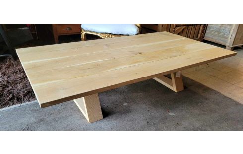 TABLE BASSE RECTANGULAIRE ZARA HOME CHENE CLAIR