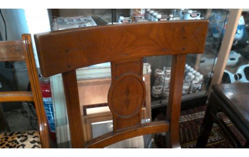 CHAISE REGENCE MERISIER