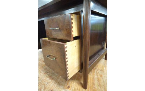 BUREAU ANNEES 50 DESIGN DANOIS PALISSANDRE