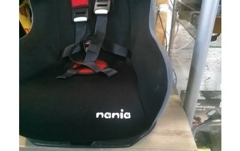 SIEGE AUTO NANIA NOIR ET ROUGE