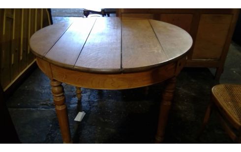 TABLE RONDE BOIS CLAIR