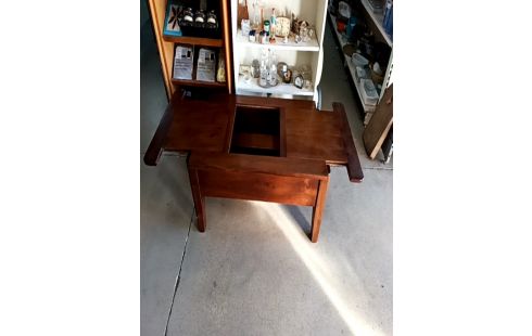 TABLE BASSE BAR BOIS