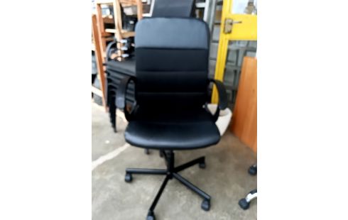 FAUTEUIL DE BUREAU DESIGN NOIR