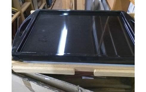 PLATEAU PLASTIQUE NOIR SUR PIED