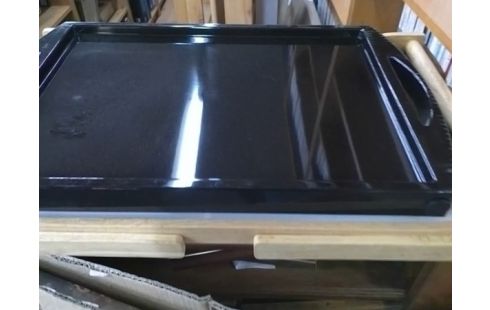 PLATEAU PLASTIQUE NOIR SUR PIED