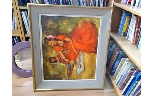 TABLEAU "LE GOUTER EN PLEIN AIR" VAN CLEEF REPRODUCTION