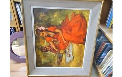 TABLEAU "LE GOUTER EN PLEIN AIR" VAN CLEEF REPRODUCTION