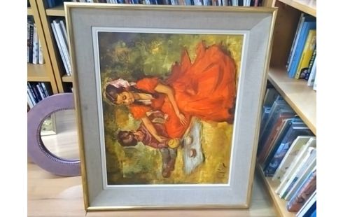 TABLEAU "LE GOUTER EN PLEIN AIR" VAN CLEEF REPRODUCTION