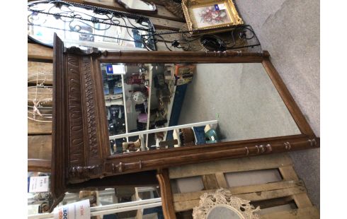 MIROIR CHÊNE TÊTE DE LION