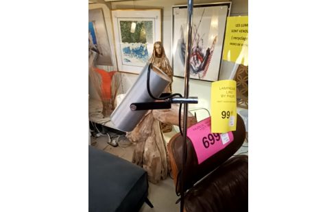 LAMPADAIRE VINTAGE CHROME ET ALU