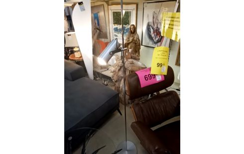 LAMPADAIRE VINTAGE CHROME ET ALU