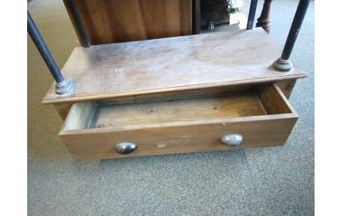 ETAGERE METAL BOIS 1 TIROIR