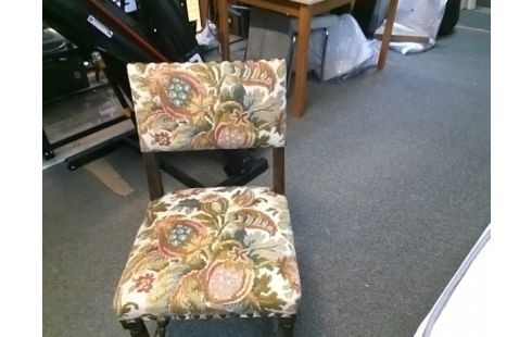 CHAISE RUSTIQUE TISSU