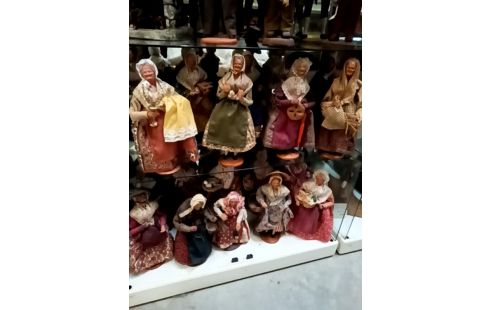 SANTON TERRE CUITE SIGNE