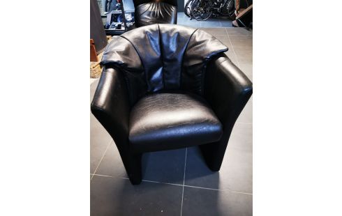 FAUTEUIL CLUB SKAI NOIR