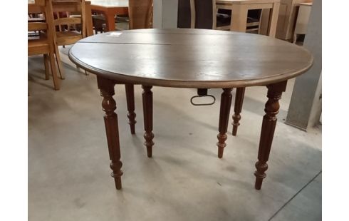 TABLE LOUIS PHILIPPE 6 PIEDS ABATTANTS 2 ALLONGES