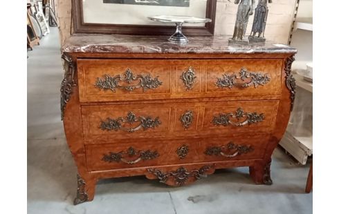 SECRETAIRE CHENE STYLE LOUIS XV