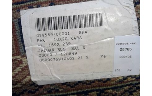 TAPIS ORIENT JALDAR 239 X 169