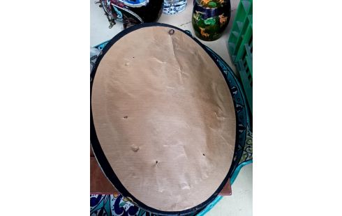 MEDAILLON CADRE VERRE BOMBÉ