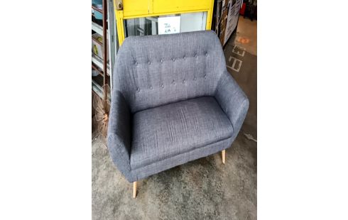 BANQUETTE TISSUS GRIS