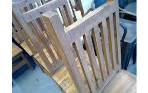 CHAISE LES 6 EN TEAK MASIF