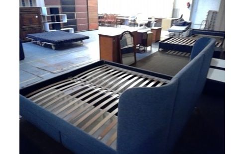 LIT 180 TISSU BLEU 4 TIROIRS