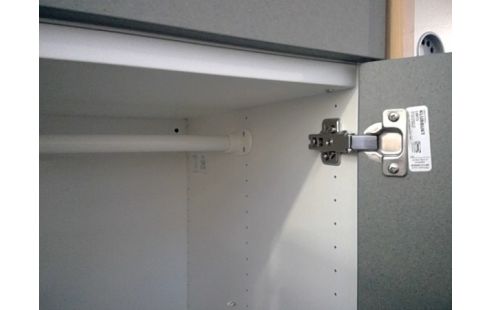 GARDE ROBES EN COLONNE 4 PORTES VERT SOMBRE