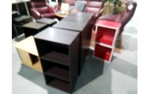 MEUBLE ÉTAGÈRE WENGE 3 NIVEAU