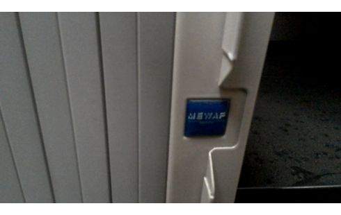 ARMOIRE DE BUREAU BEIGE 2 PORTES COULISSANT