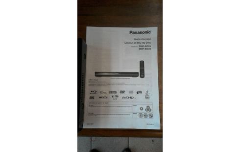 LECTEUR DVD/DIVX BLU-RAY PANASONIC