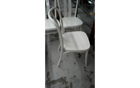 CHAISES BISTROT PLASTIQUE LOT DE 3
