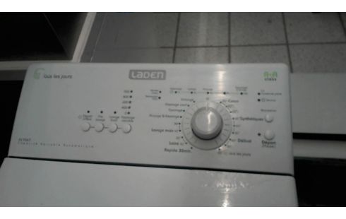MACHINE A LAVER LADEN