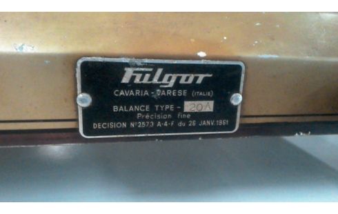 BALANCE FULGOR AVEC POIDS