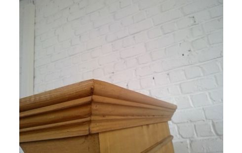 GARDE ROBES 2 PORTES PITCH PINE (1/3 EN ETAGERES)